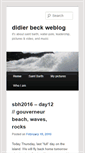 Mobile Screenshot of didierbeck.com